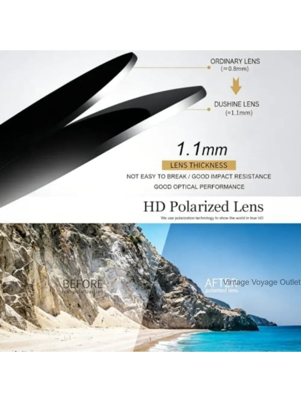 Polarized Sunglasses for Women UV400 Protection Classic Retro Lightweight